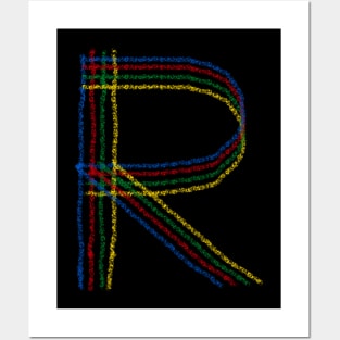 The letter R! Posters and Art